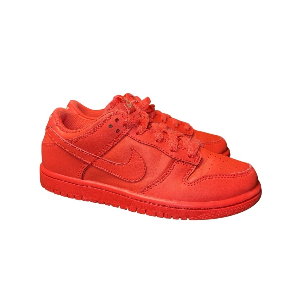 Nike Dunk Low University Red Kids Sneakers DH9756-601 Preschool PS Size 2Y Red